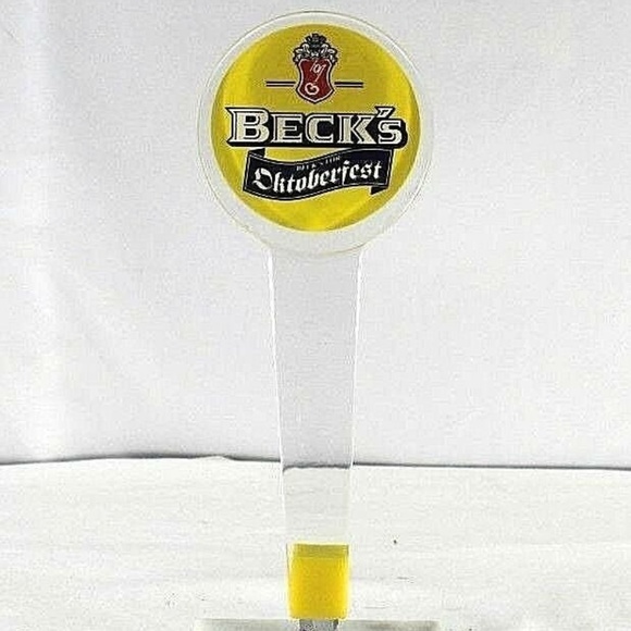 Becks’ Oktoberfest Acrylic Beer Tap Handle - Picture 1 of 5